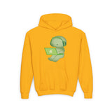 Smiski Youth Hoodie - Kawaii Design, Embroidered Pullover