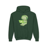 Smiski Youth Hoodie - Kawaii Design, Embroidered Pullover