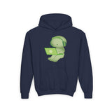 Smiski Youth Hoodie - Kawaii Design, Embroidered Pullover