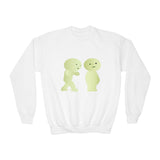 Smiski Youth Sweatshirt: Playful Graphic Print Kids Jumper