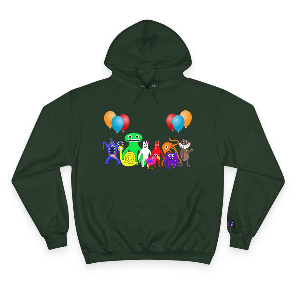 Champion Garten of Banban Hoodie: Floral Garden Print Pullover