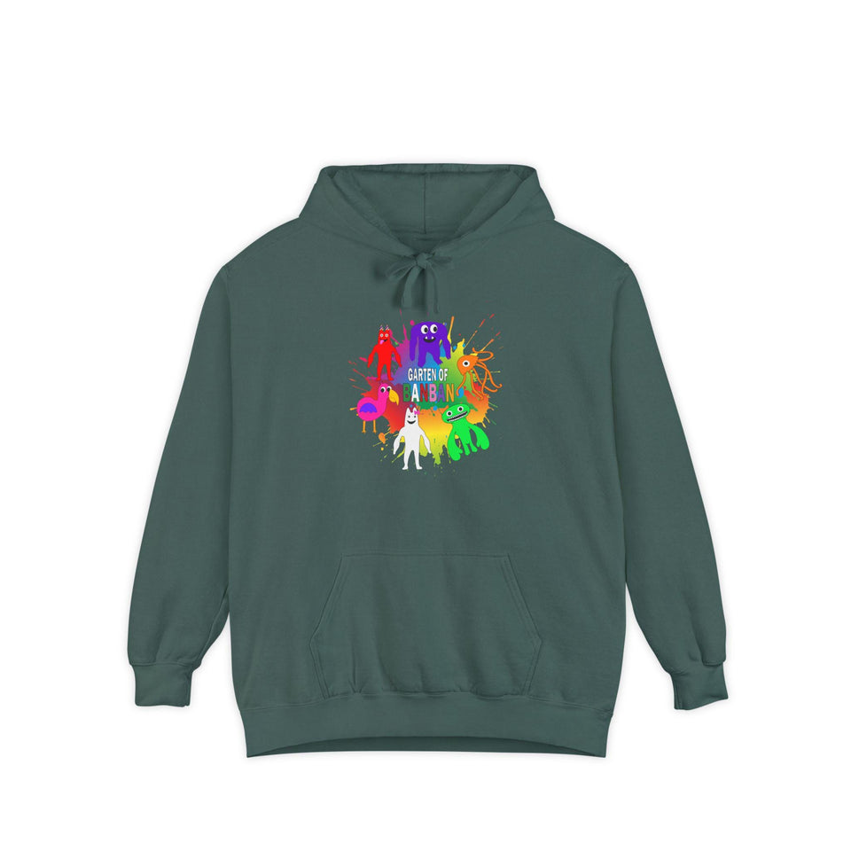 Garten of Banban Hoodie: Garment-Dyed Unisex Sweatshirt