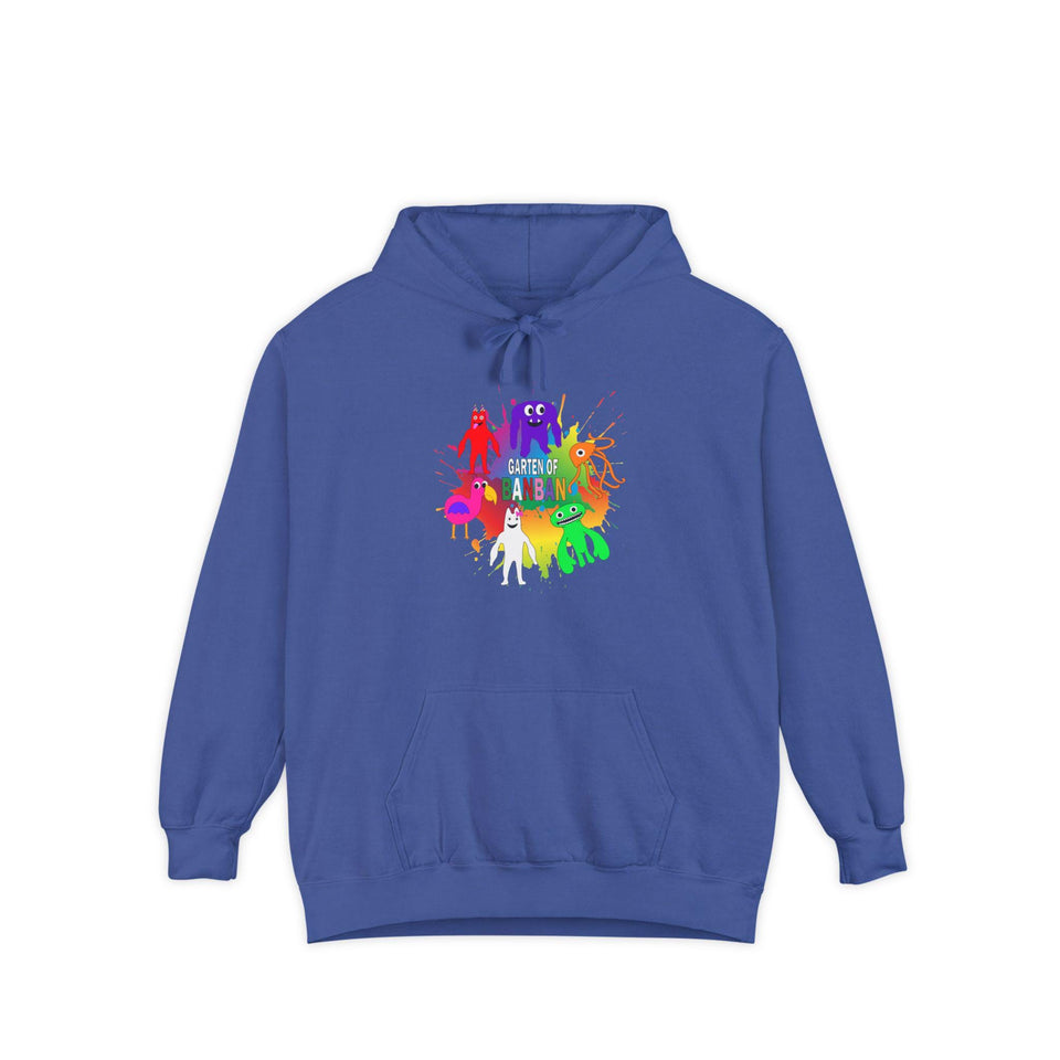 Garten of Banban Hoodie: Garment-Dyed Unisex Sweatshirt
