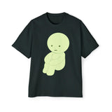 Oversized Smiski Graphic Tee: Trendy Men's Fashion