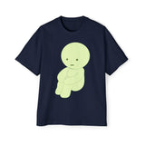 Oversized Smiski Graphic Tee: Trendy Men's Fashion