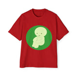 Oversized Smiski Graphic Tee, Quirky Cotton Shirt