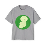 Oversized Smiski Graphic Tee, Quirky Cotton Shirt