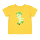 Smiski Skateboarding Tee: Kids Streetwear, 100% Cotton