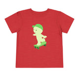 Smiski Skateboarding Tee: Kids Streetwear, 100% Cotton