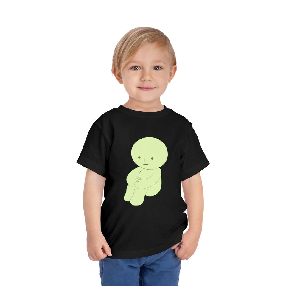 Smiski Inspired Toddler Tee – Glow in the Dark Kawaii Shirt