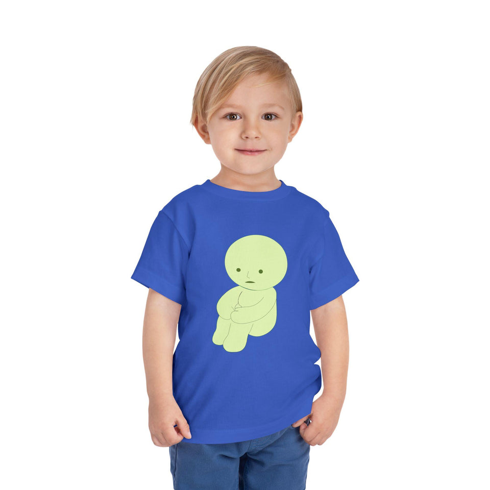 Smiski Inspired Toddler Tee – Glow in the Dark Kawaii Shirt