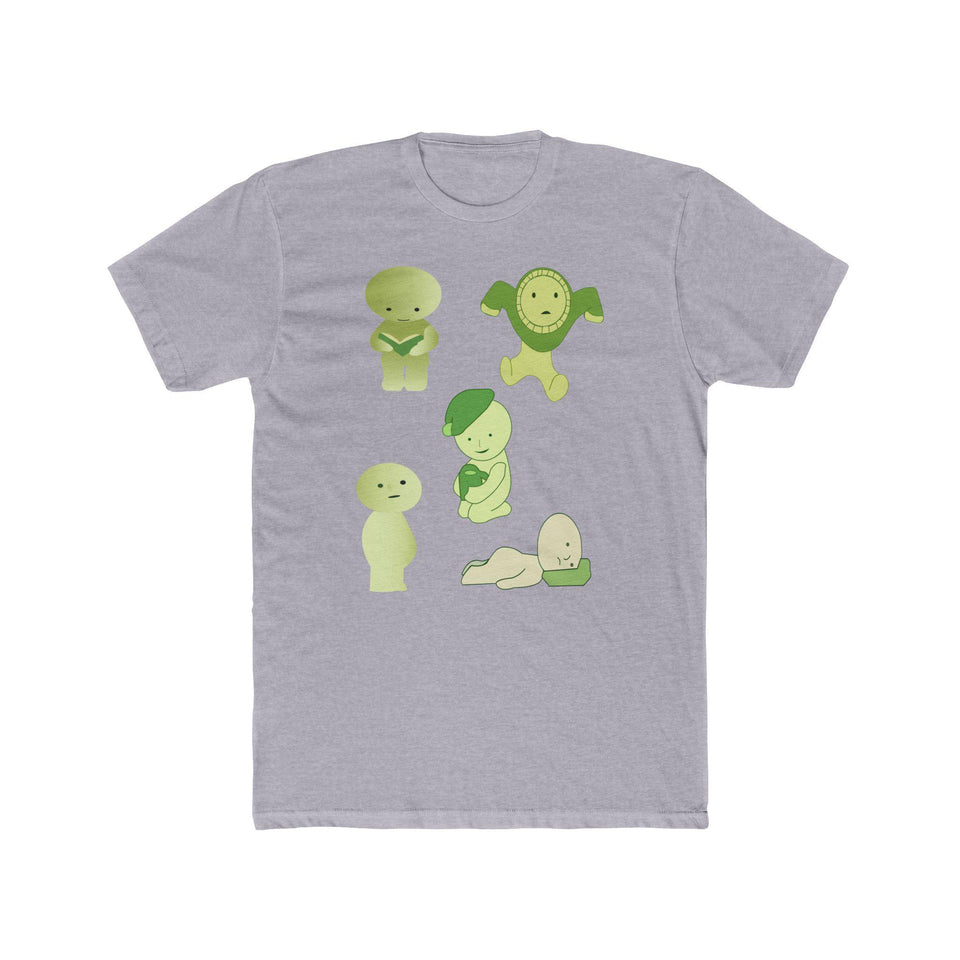Smiski T-Shirt: Unisex Cotton Tee with Kawaii Japanese Characters