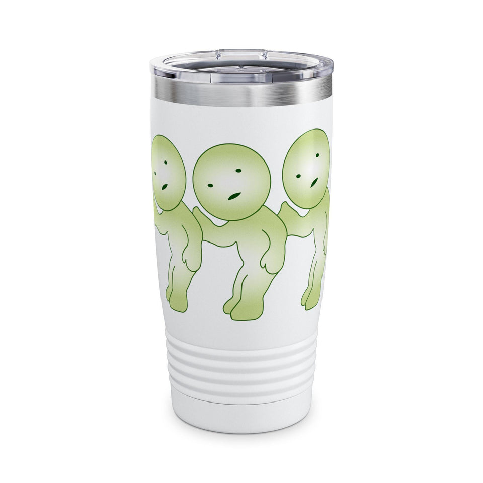 Smiski Tumbler: 20oz Ringneck Cup, Whimsical Character Design