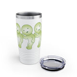 Smiski Tumbler: 20oz Ringneck Cup, Whimsical Character Design