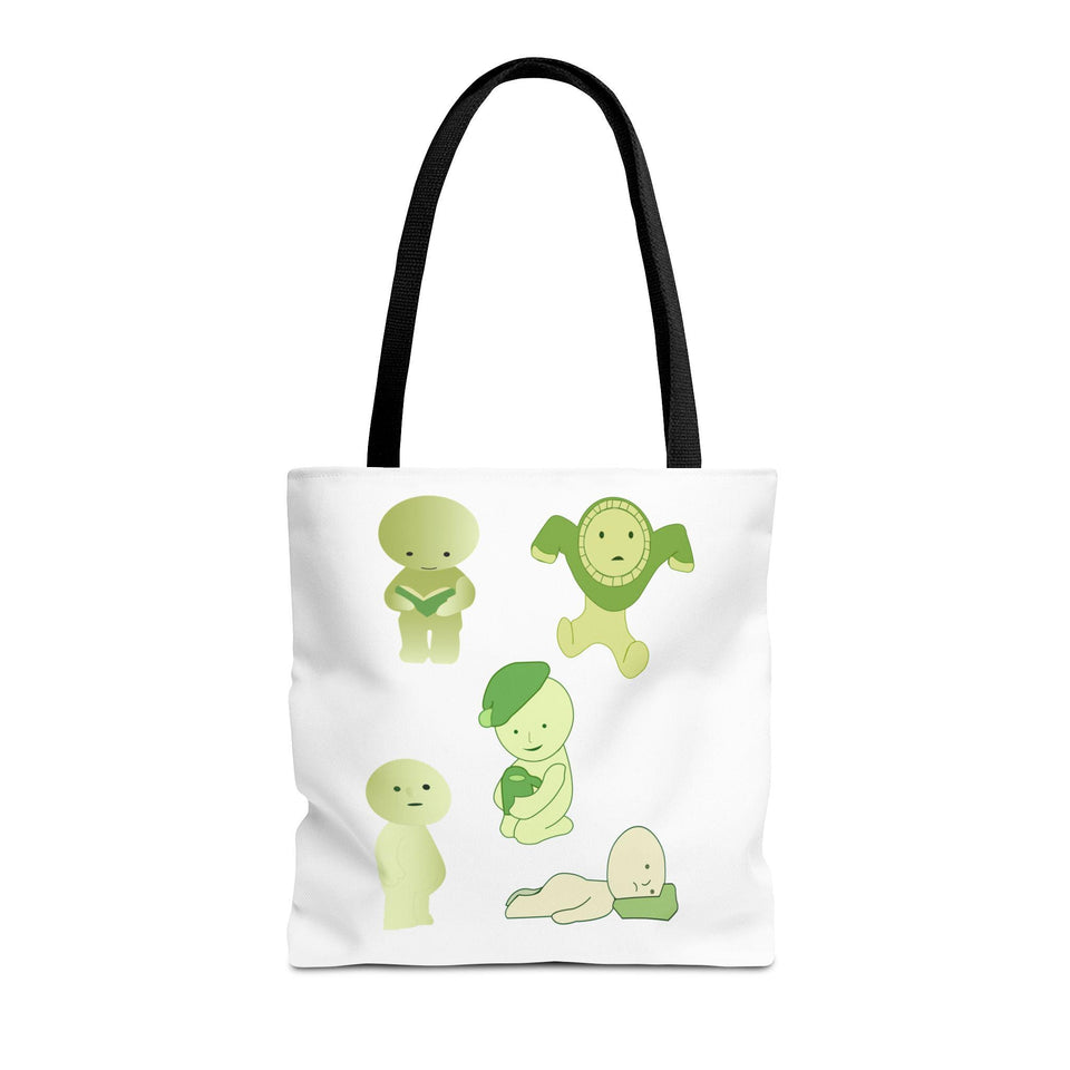 Smiski Character Tote Bag - Quirky Anime Design, Reusable Grocery Bag