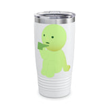 Smiski Ringneck Tumbler: Kawaii Design Travel Flask (20oz)
