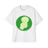Oversized Smiski Graphic Tee, Quirky Cotton Shirt
