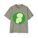 Oversized Smiski Graphic Tee, Quirky Cotton Shirt
