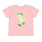 Smiski Skateboarding Tee: Kids Streetwear, 100% Cotton