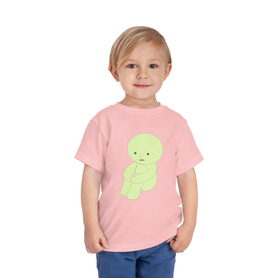 Smiski Inspired Toddler Tee – Glow in the Dark Kawaii Shirt