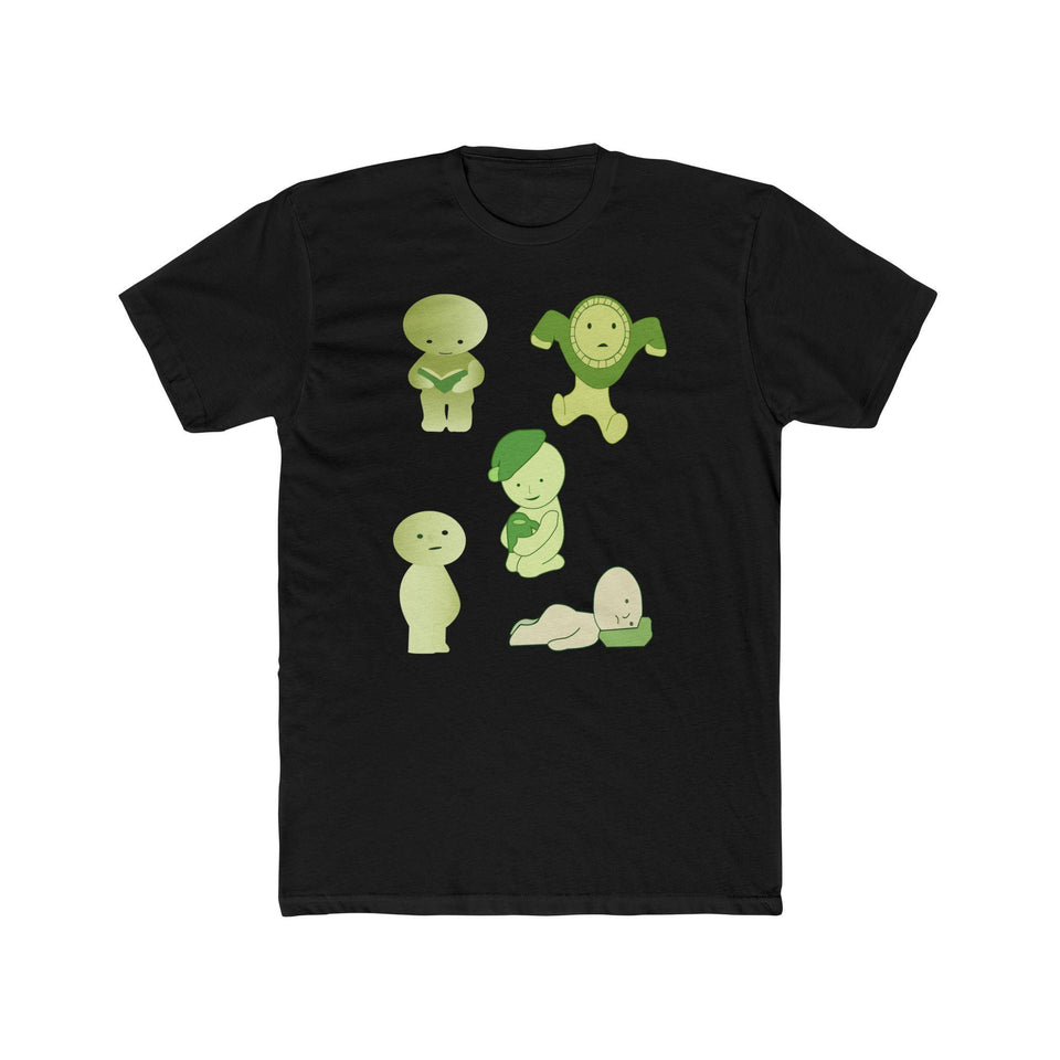 Smiski T-Shirt: Unisex Cotton Tee with Kawaii Japanese Characters