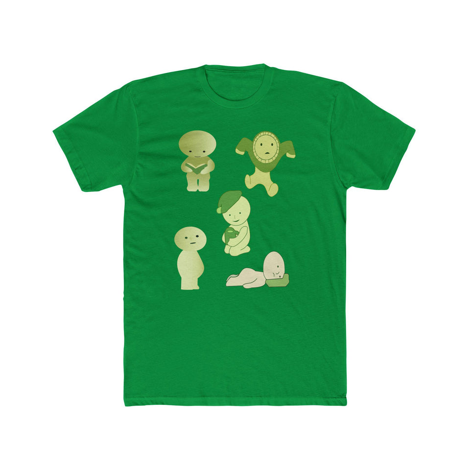 Smiski T-Shirt: Unisex Cotton Tee with Kawaii Japanese Characters