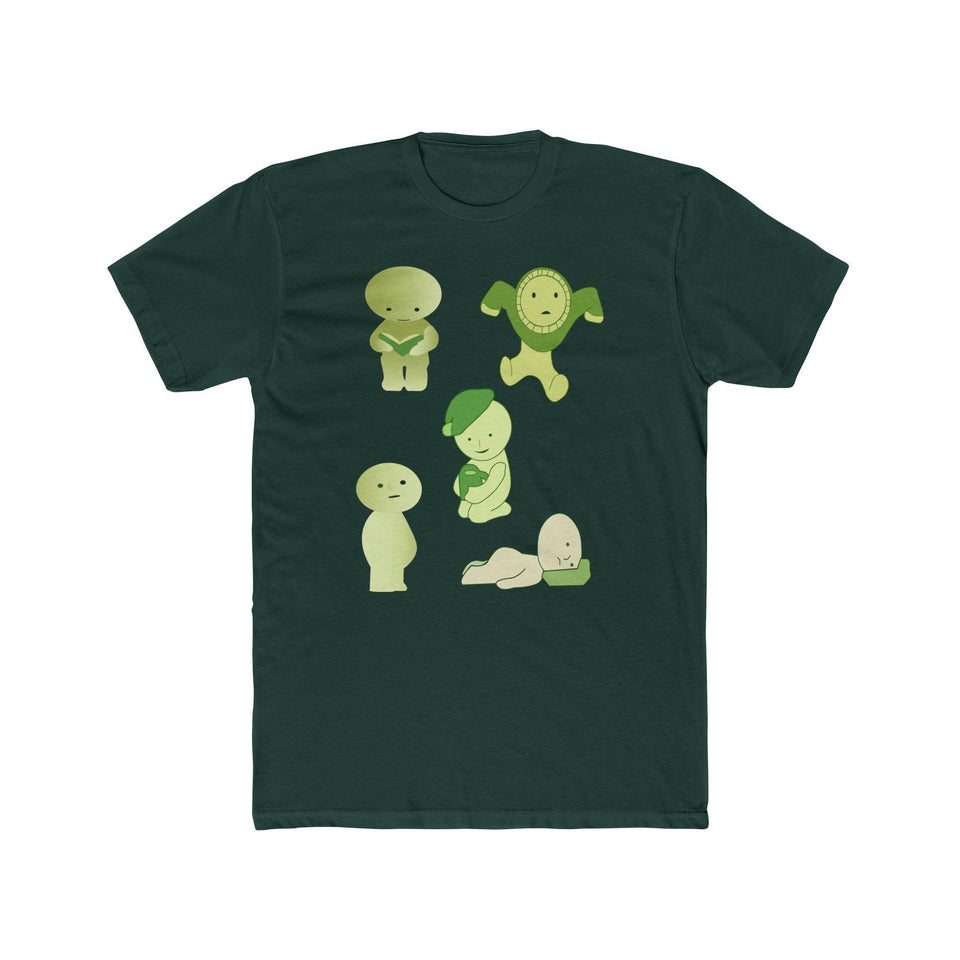 Smiski T-Shirt: Unisex Cotton Tee with Kawaii Japanese Characters