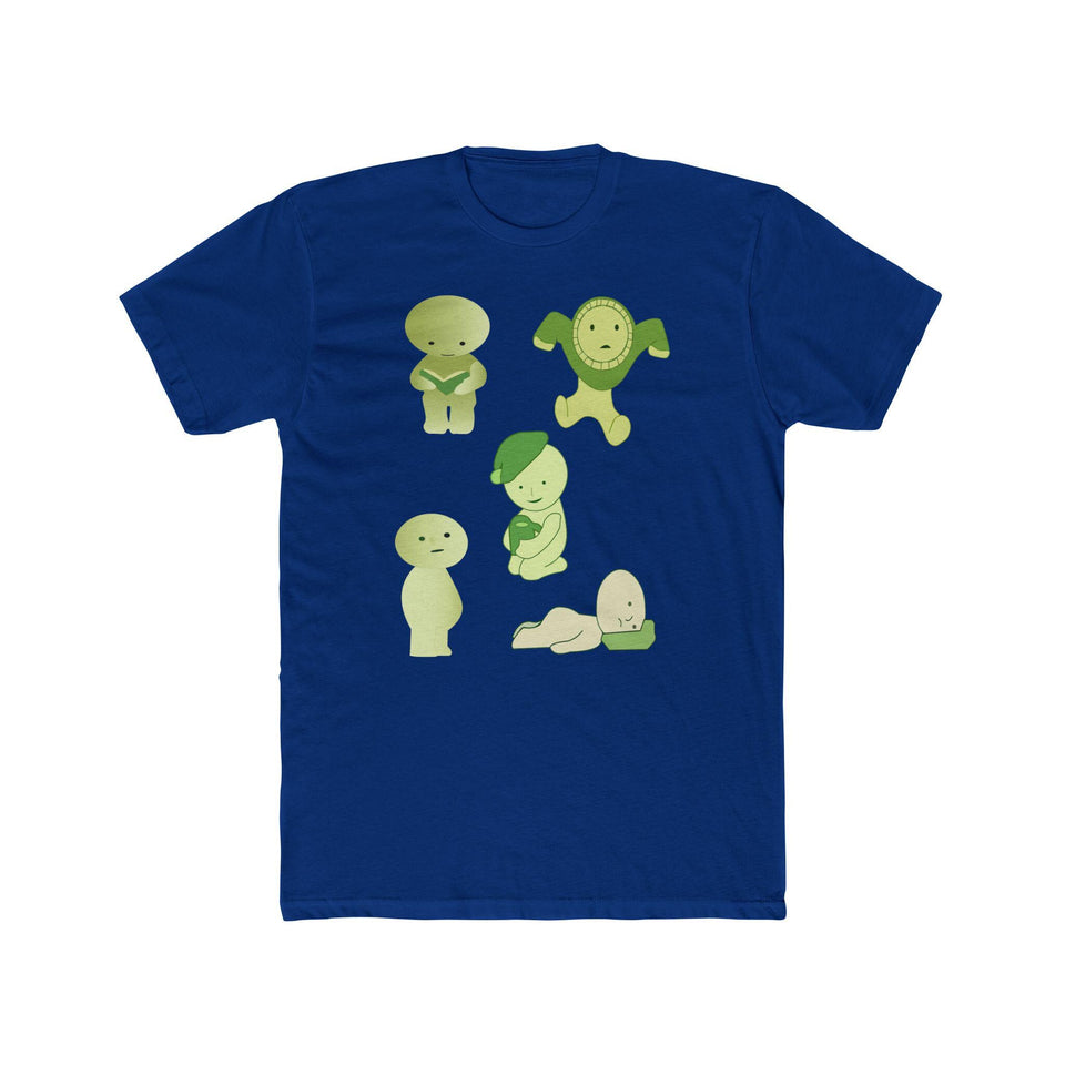 Smiski T-Shirt: Unisex Cotton Tee with Kawaii Japanese Characters