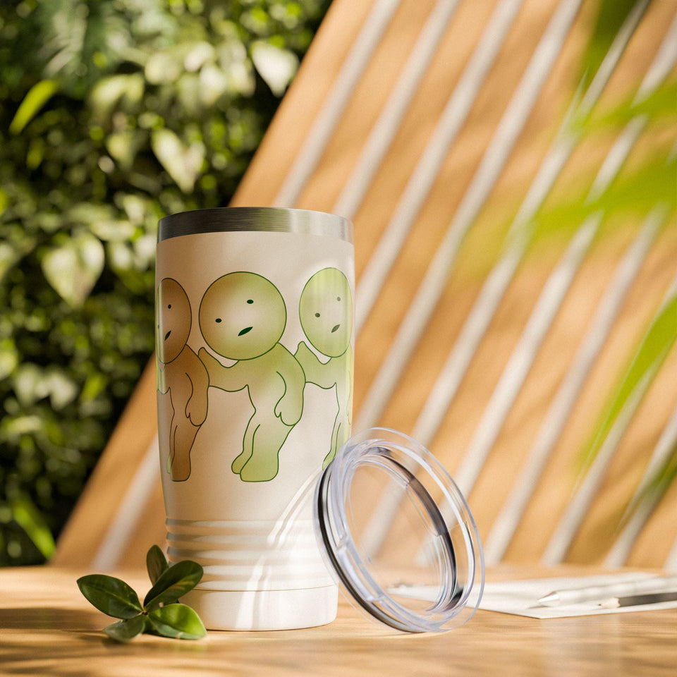 Smiski Tumbler: 20oz Ringneck Cup, Whimsical Character Design