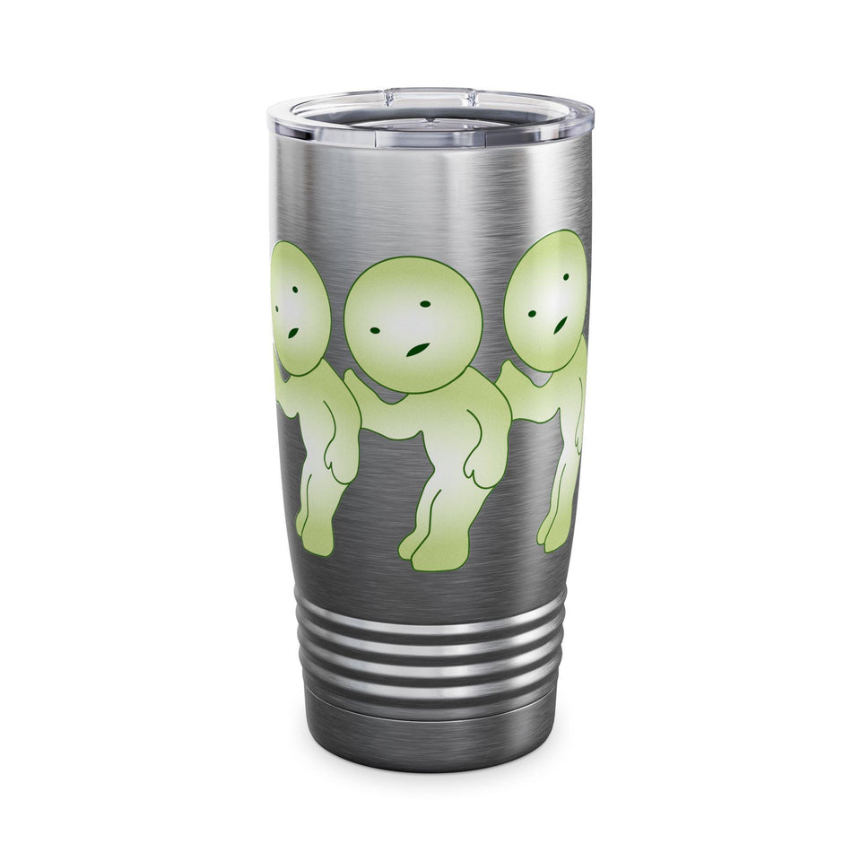 Smiski Tumbler: 20oz Ringneck Cup, Whimsical Character Design