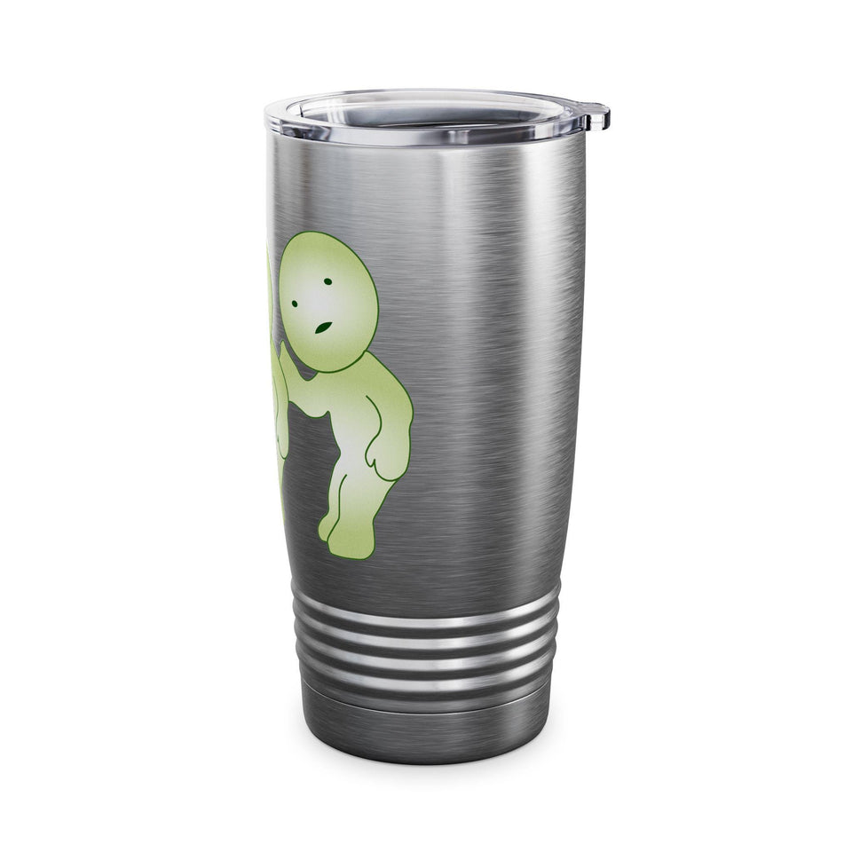 Smiski Tumbler: 20oz Ringneck Cup, Whimsical Character Design