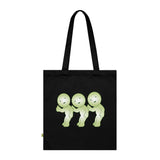 Smiski Design Organic Cotton Tote Bag: Eco-Friendly Reusable Shopping Bag