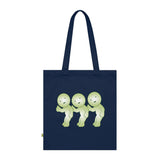 Smiski Design Organic Cotton Tote Bag: Eco-Friendly Reusable Shopping Bag