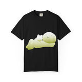 Smiski Graphic T-Shirt: Garment-Dyed Japanese Anime Tee