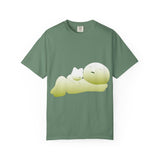 Smiski Graphic T-Shirt: Garment-Dyed Japanese Anime Tee