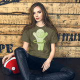 Cute Smiski Shirt – Kawaii Green Character Tee