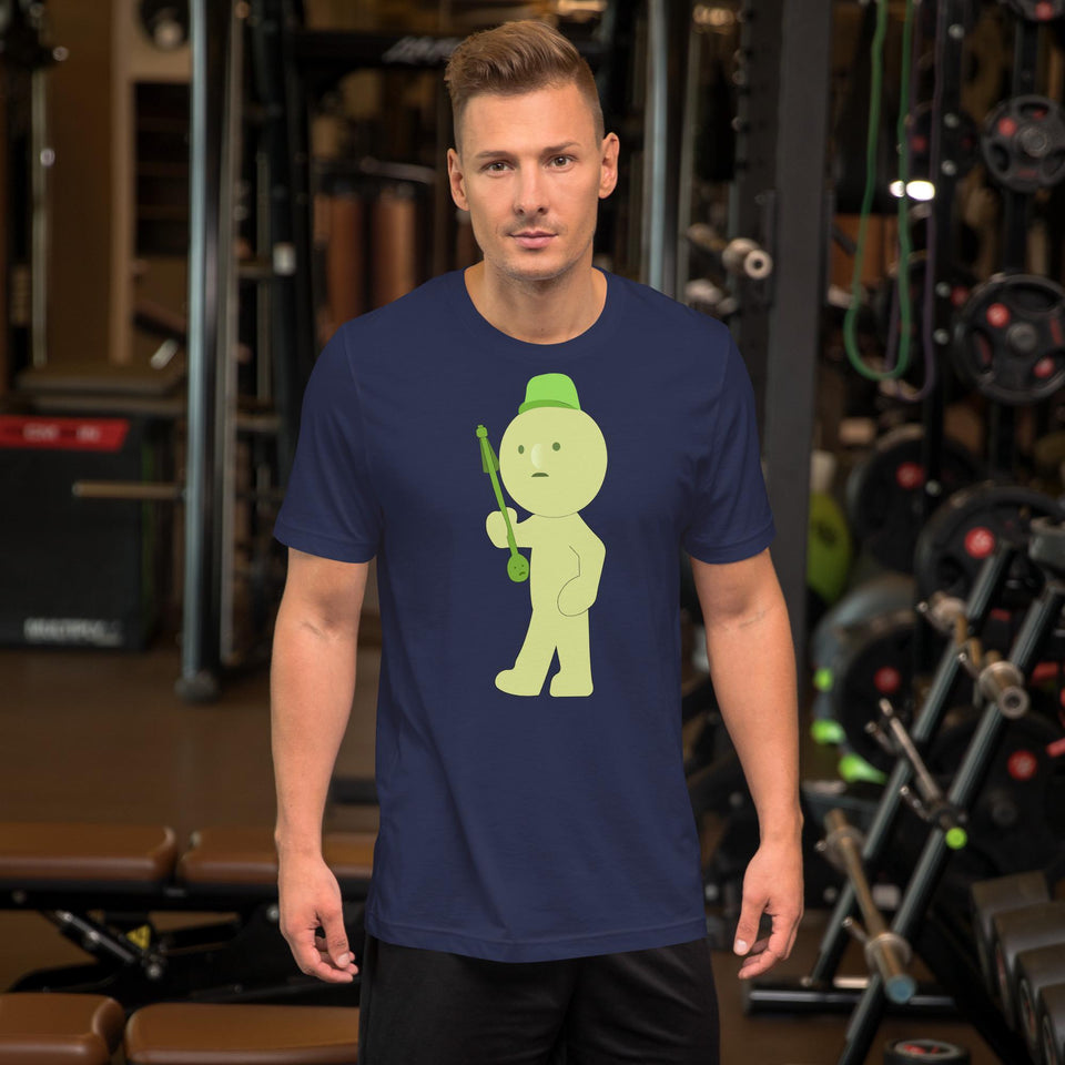 Smiski Trumpet Shirt – Cute Minimalist Sad Smiski Character Tee – Aesthetic Kawaii Ghostcore Unisex T-Shirt