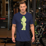 Smiski Trumpet Shirt – Cute Minimalist Sad Smiski Character Tee – Aesthetic Kawaii Ghostcore Unisex T-Shirt