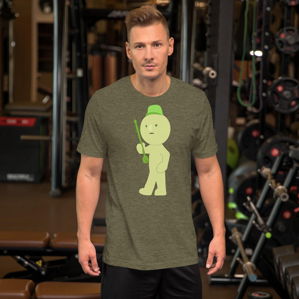 Smiski Trumpet Shirt – Cute Minimalist Sad Smiski Character Tee – Aesthetic Kawaii Ghostcore Unisex T-Shirt