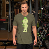Smiski Trumpet Shirt – Cute Minimalist Sad Smiski Character Tee – Aesthetic Kawaii Ghostcore Unisex T-Shirt