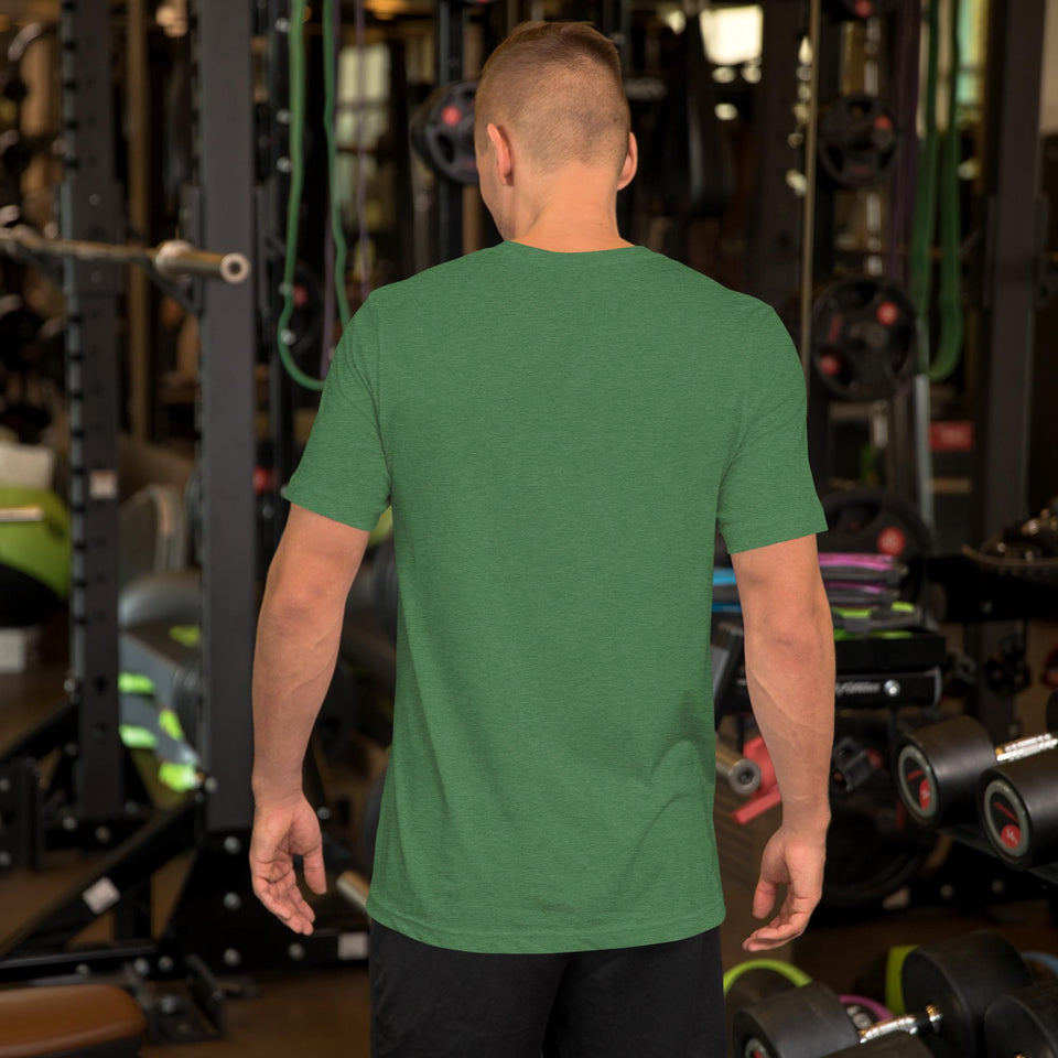 Funny Gym Workout T-Shirt – Cute Cartoon Character Tee – Fitness Lovers Shirt – Unique Graphic Tee for Men – Cool Gym Humor Shirt