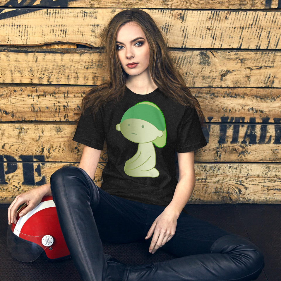 Glow‑in‑the‑Dark Smiski T‑Shirt – Green Japanese Figure Tee