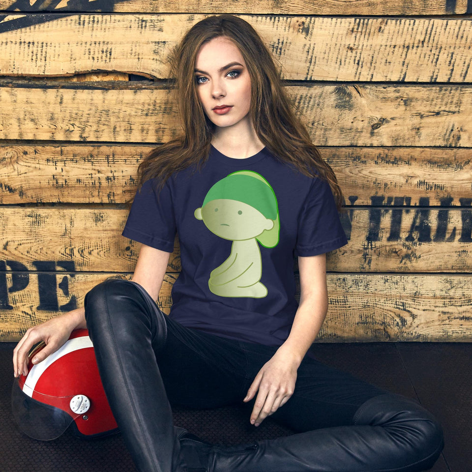 Glow‑in‑the‑Dark Smiski T‑Shirt – Green Japanese Figure Tee