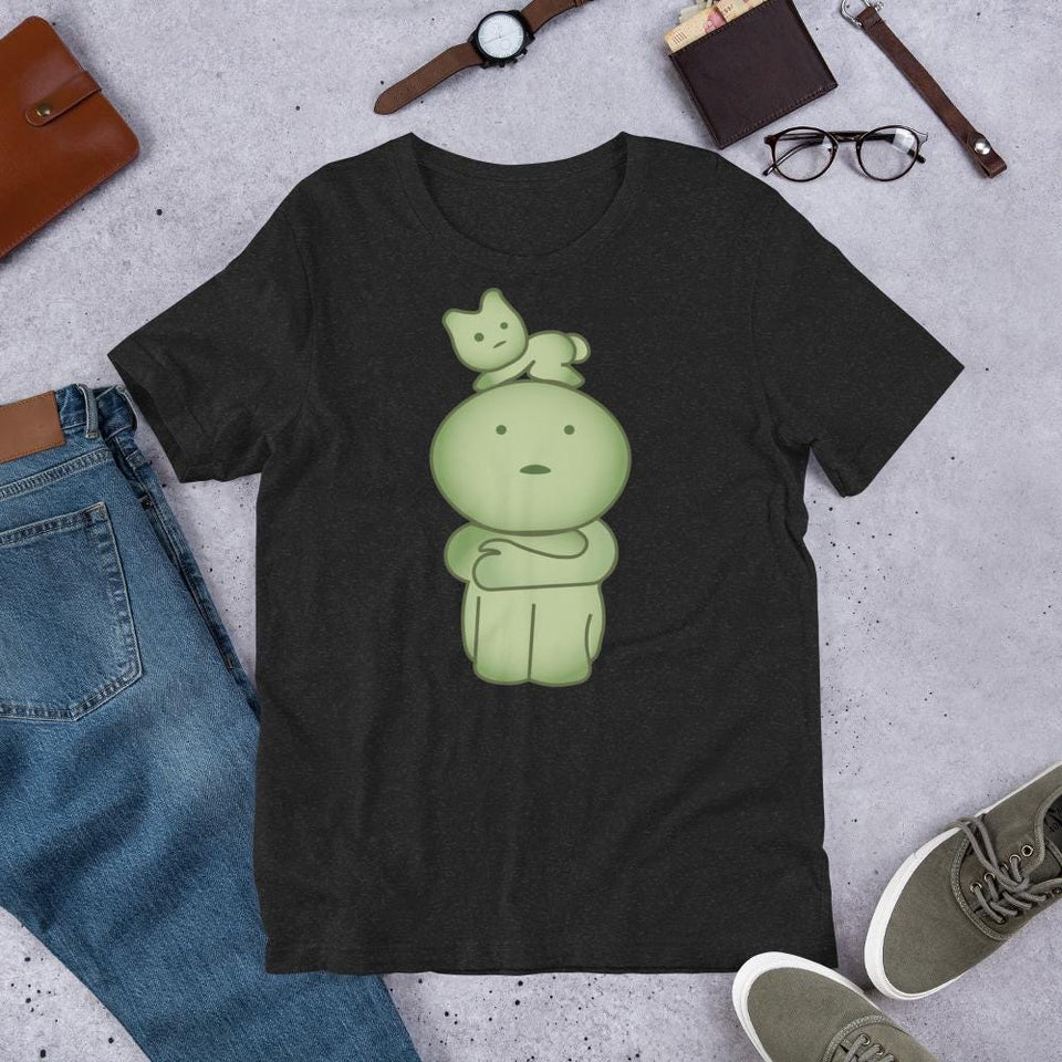 Cute Smiski Shirt – Kawaii Green Character Tee