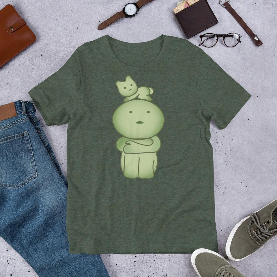 Cute Smiski Shirt – Kawaii Green Character Tee