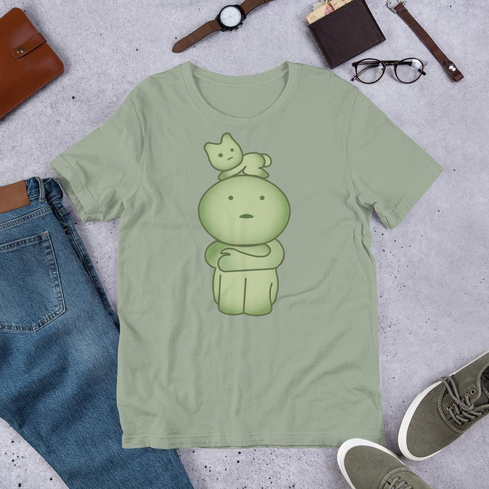 Cute Smiski Shirt – Kawaii Green Character Tee