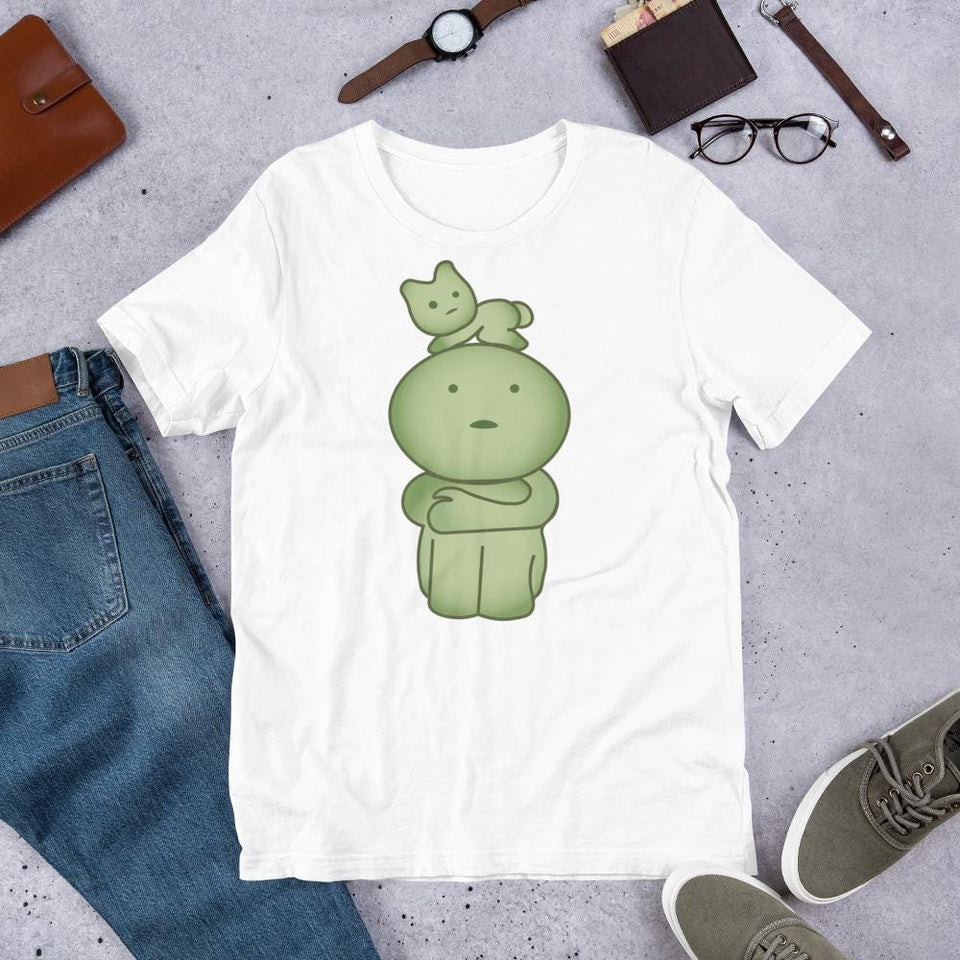 Cute Smiski Shirt – Kawaii Green Character Tee