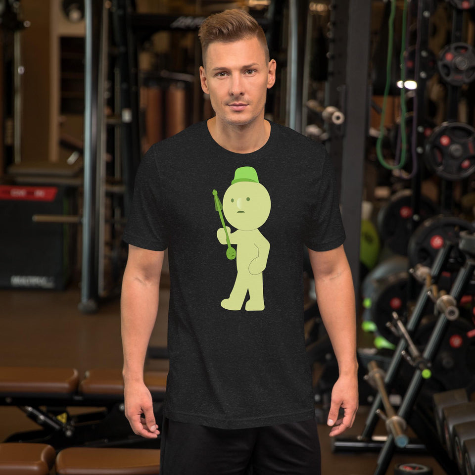 Smiski Trumpet Shirt – Cute Minimalist Sad Smiski Character Tee – Aesthetic Kawaii Ghostcore Unisex T-Shirt