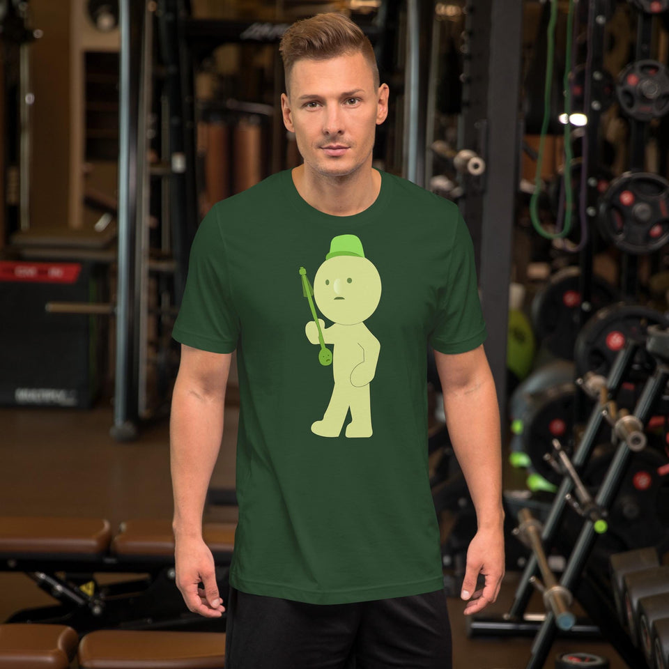 Smiski Trumpet Shirt – Cute Minimalist Sad Smiski Character Tee – Aesthetic Kawaii Ghostcore Unisex T-Shirt