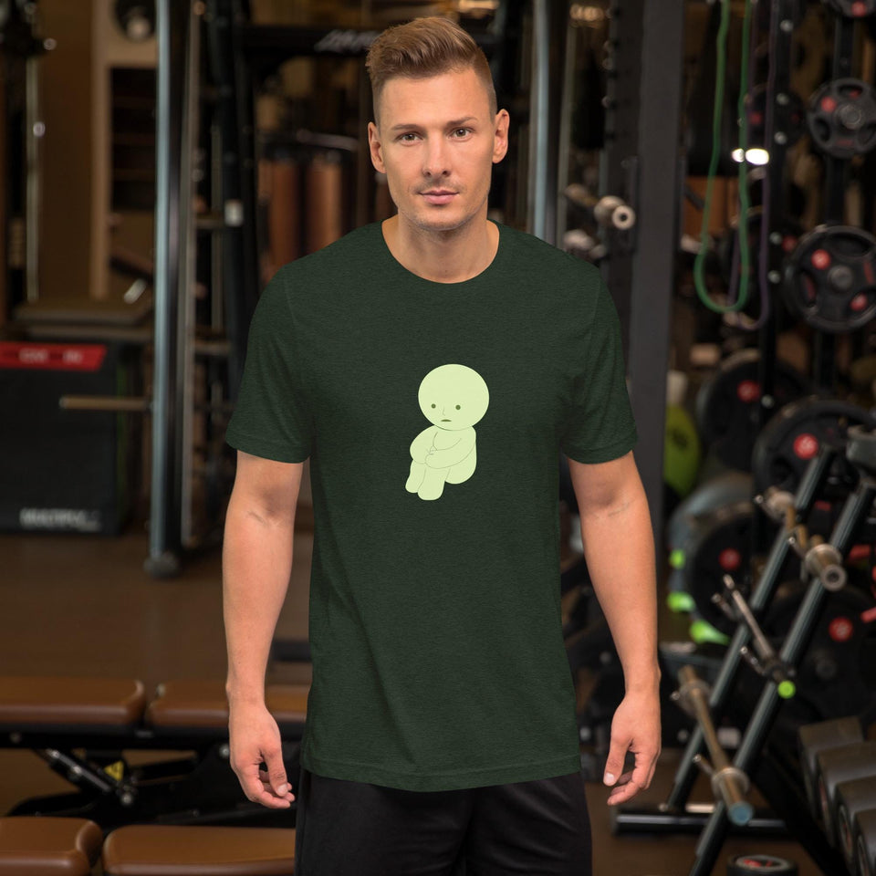 Funny Smiski Character Shirt – Glow in the Dark Kawaii Tee Unisex Fit